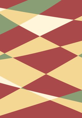 Kırmızı, sarı ve yeşil yaz geometrik şekillerinin dikey arkaplanı