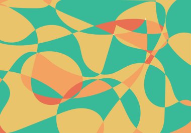 Yeşil, turuncu ve sarı olarak soyut arkaplan