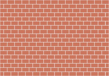 İnşaatın kırmızı tuğla arka planı