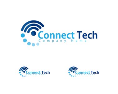 logo yaratıcı tasarım konsepti ağı küresel teknoloji dijital