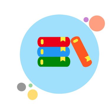 Kitap listesi kitaplığı vektörü