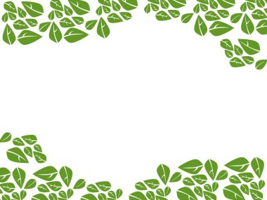 Ağaç yaprakları. vektör arkaplanı