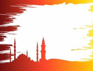 Müslümanların kutsal ayı için soyut bir geçmiş.