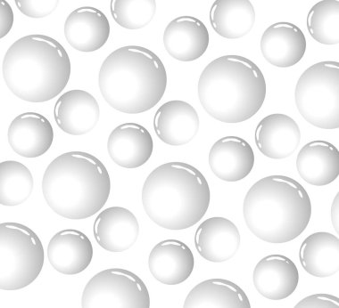 Beyaz kabarcıklar. soyut beyaz arkaplan.