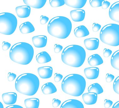 su kabarcıkları plan vektör