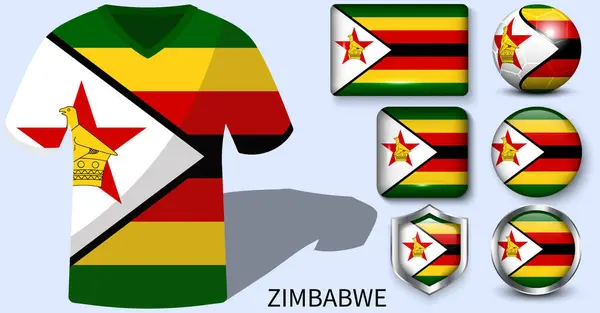 Zimbabwe Bayrak Koleksiyonu, Zimbabve 'nin futbol formaları