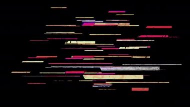 Çizgi film Glitchy stilinde 4 basamaklı Reveal. Düz 4K animasyonu 40 klip dizisinin bir parçası (alfabe, rakamlar ve para birimi işaretleri) Projenizde kliplerin kolayca kullanılabilmesi için şeffaf arkaplan.