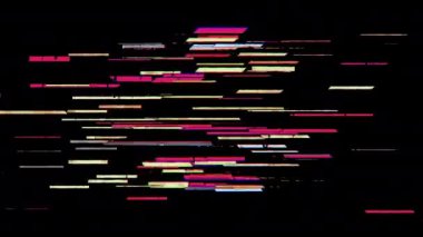 Büyük harfli Latince harf K Glitchy Style 'da ortaya çıkar. Düz 4K animasyonu 40 klip dizisinin bir parçası (alfabe, rakamlar ve para birimi işaretleri) Projenizde kliplerin kolayca kullanılabilmesi için şeffaf arkaplan.