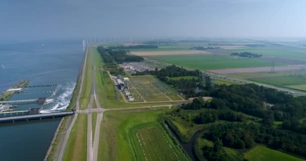 Volanda Paesi Bassi Agosto 2019 Centrale Elettrica Engie Maxima Che — Video Stock