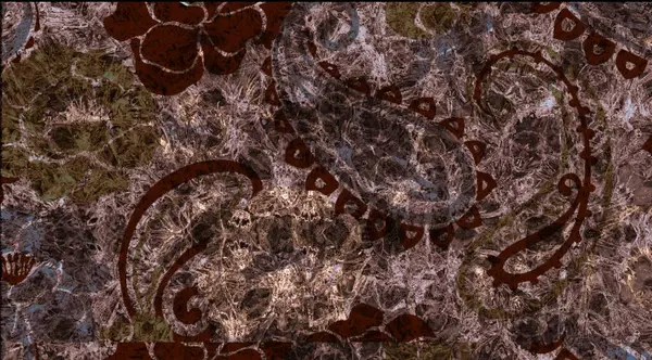 soyut dijital arkaplan ve illüstrasyon ile tüm şablon