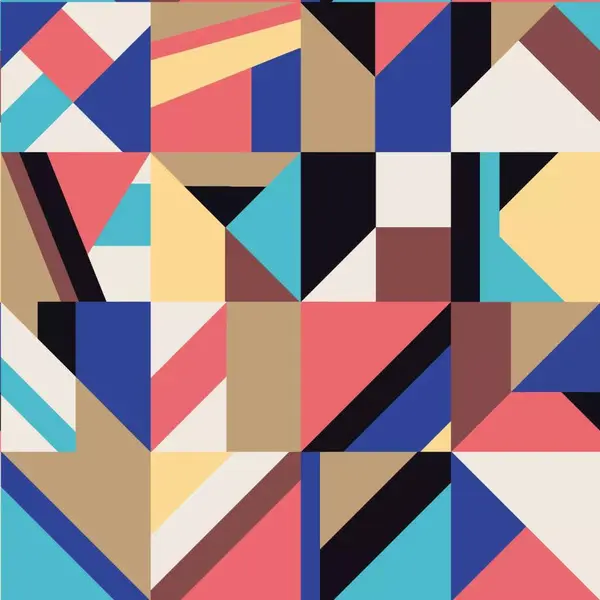 Geometrik kare soyut renkli doku ve arkaplan