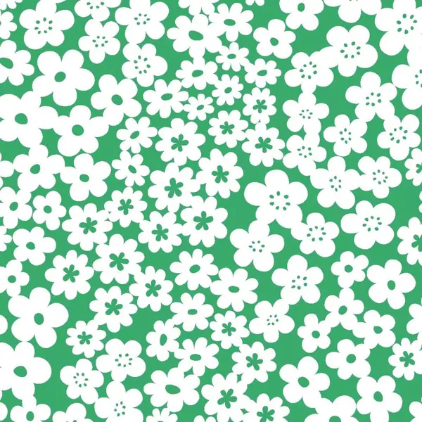 Çiçek arkaplanlı kusursuz desen, vektör illüstrasyonu