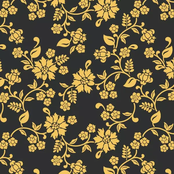 Çiçeksiz desenli özgün arka plan, vektör illüstrasyonlu