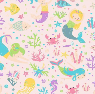 Çocuklar kumaş desen tasarımı, bir kumaş üzerinde, arka planda, resimde