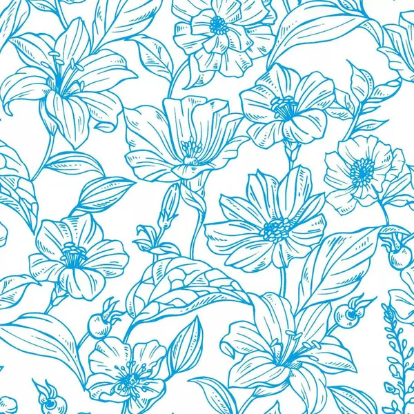 Arka planı olan çiçek desenli tasarım, hazır kumaş ve vektör çizimi için