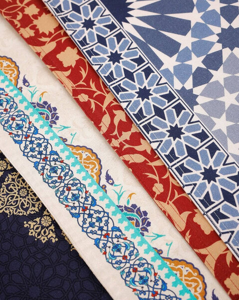 Дизайн цветочных узоров, на ткани, с фоном, иллюстрация