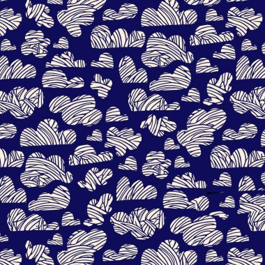 Arka planda pürüzsüz, pürüzsüz desenli el çizimi, resimleme