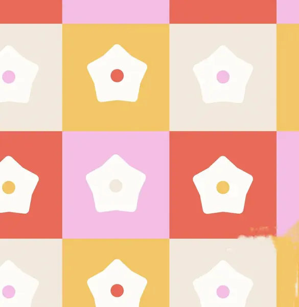 Arka plandaki pastel şekli pürüzsüz, illüstrasyon