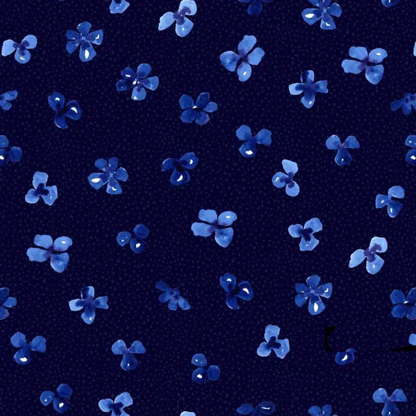 Donanma küçük çiçekleri arka planda pürüzsüz desen, illüstrasyon