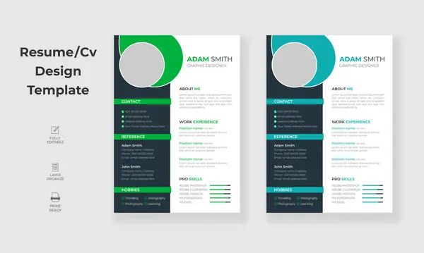 Profesyonel özgeçmiş ya da CV tasarım şablonu, minimal CV tasarım düzeni, özgün CV şablonu ile temiz özgeçmiş tasarımı.