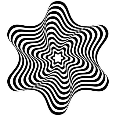 Basit soyut geometrik şablon vektörü.