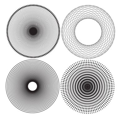 Basit soyut geometrik şablon vektörü.