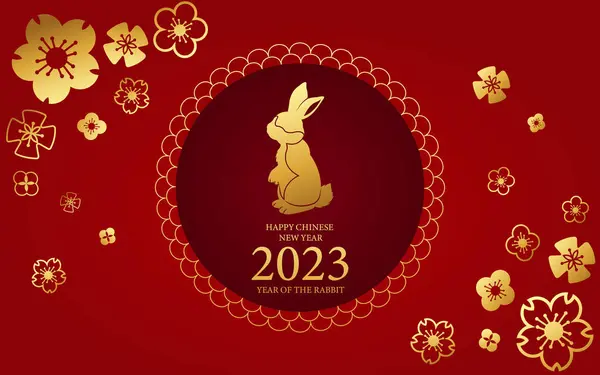 Chinese New Year of the Rabbit Illustration