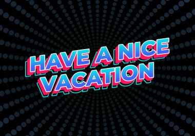 İyi tatiller. Göz alıcı renk ile 3B biçiminde metin efekti tasarımı