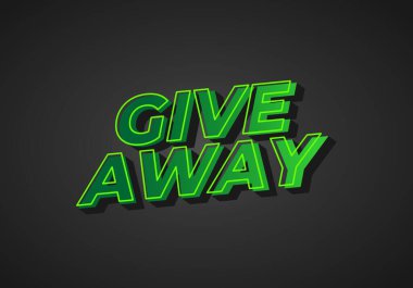 Pes etmek mi? Göz alıcı renk ile 3B biçiminde metin efekti tasarımı