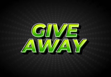 Pes etmek mi? Göz alıcı renk ile 3B biçiminde metin efekti tasarımı