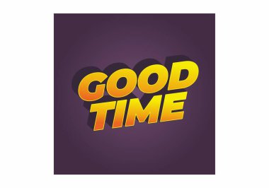 İyi eğlenceler. 3B görünüm efektli modern renklerde metin efekti tasarımı