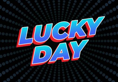 Canlı gradyan renk kombinasyonlu retro çizgi roman tarzı metin