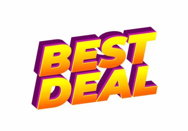 Koyu ve renkli metin grafikleri. Sarı, turuncu ve mor aksanlar arasında değişen bir grafikle en iyi anlaşma 3 boyutlu.