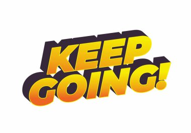 Motive edici bir metin grafiği. Üzerinde 