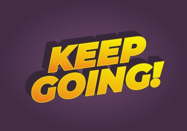 Hareketli bir grafik tasarımı, motive edici bir tabir olan 