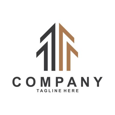 Şehir logosu logosu vektör tasarımı