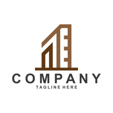 Şehir logosu logosu vektör tasarımı