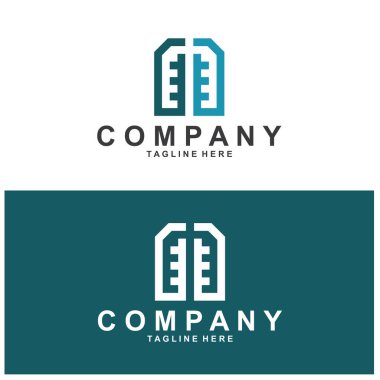 Şehir logosu logosu vektör tasarımı