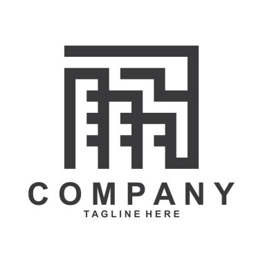 Şehir logosu logosu vektör tasarımı