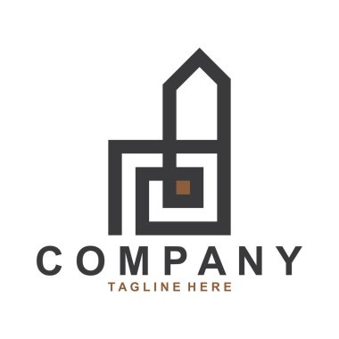 Şehir logosu logosu vektör tasarımı