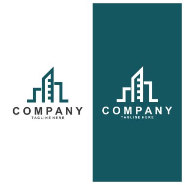 Şehir logosu logosu vektör tasarımı