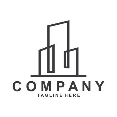 Şehir logosu logosu vektör tasarımı