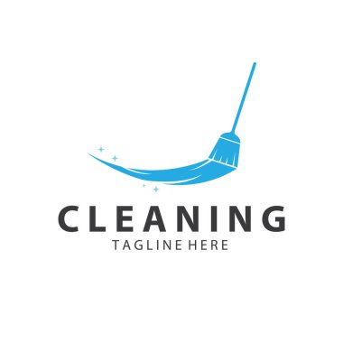 Logo temizleme logosu logo temizleme pencere logosu vektör tasarımı