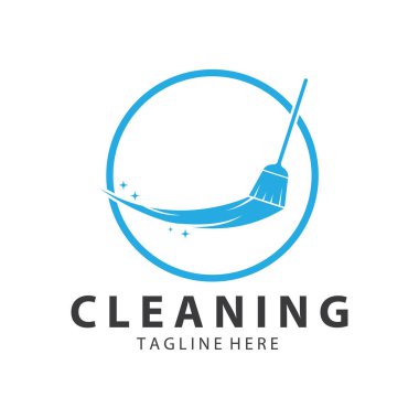 Logo temizleme logosu logo temizleme pencere logosu vektör tasarımı