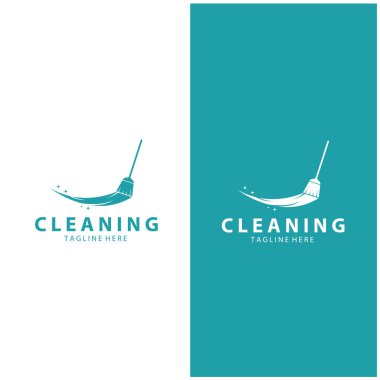 Logo temizleme logosu logo temizleme pencere logosu vektör tasarımı