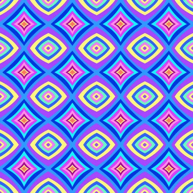 Güzel geometrik kusursuz desen. Geometrik elementleri olan bir vektör görüntüsü. Bu bir sanat tasarımı. Batik kumaş illüstrasyonunu saran giysi arka plan duvar kağıdı deseni için kullanılır.