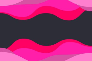 dalgalı bir dizaynı olan pembe ve siyah bir arkaplan