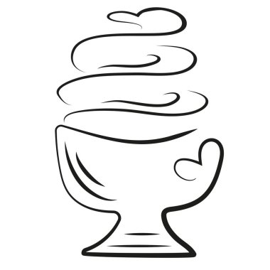 Dondurma logosu, yani şeffaf bardakta sanat tarzında yumuşak dondurma.