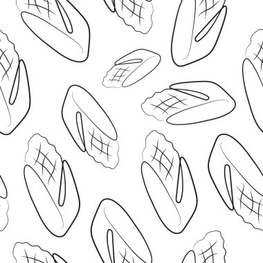 Çeşitli tasarımlar ve ambalajlar için basit mısır koçanı simgesiyle kusursuz desen