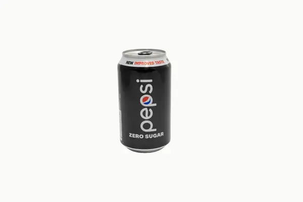 Los Angeles December 2023 Can Pepsi Zero White Background — Stock Fotó